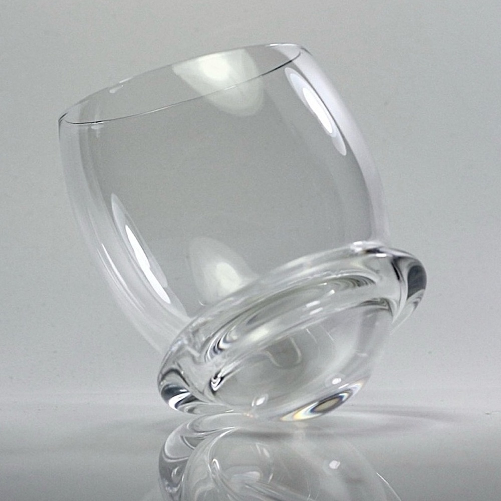 Rocking Whiskey Glasses Set 2 Wobble Roly Poly Barware Unique Gifts Gift Ideas - Picture 7 of 8